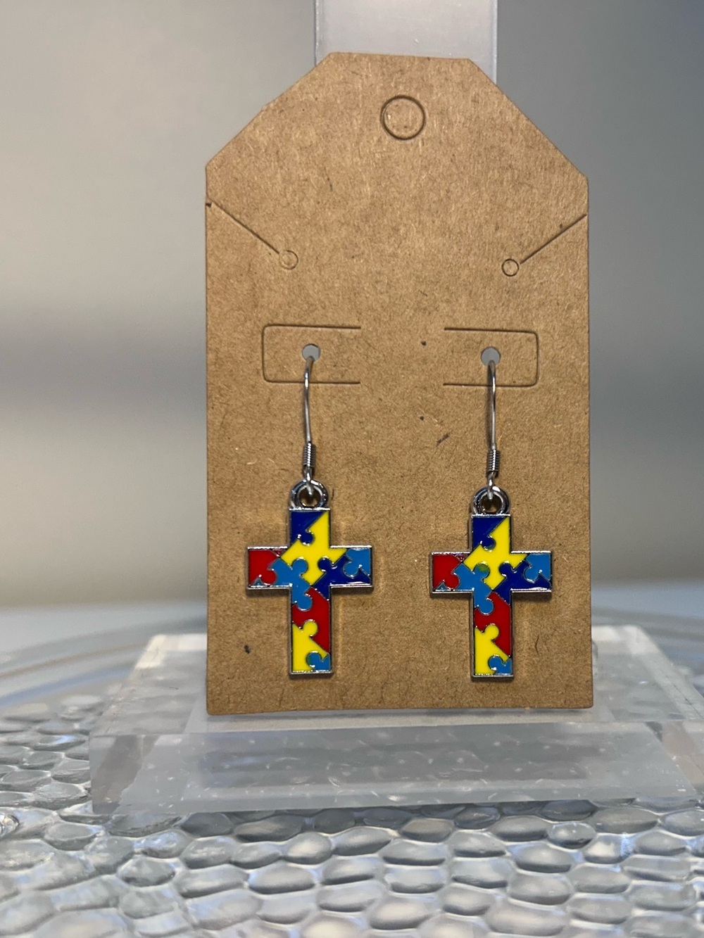 Handmade Autism Awareness Earrings